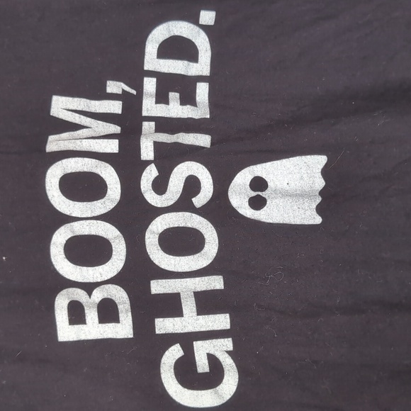 Next Level Apparel Black Boom Ghosted Short Sleeve Tee Size Large - Picture 3 of 4